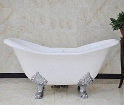 Magliezza Чугунная ванна Julietta 183x78 (ножки хром) – фотография-3